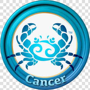 Zodiac Sign   Cancer   Circle   Cancer Sign Png  Transparent Png