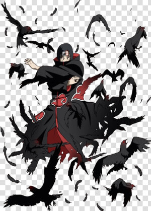 Transparent Mangekyou Sharingan Png   Itachi Crows  Png Download