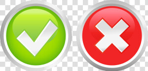 Check Marks Png   Png Download   Red And Green Check Marks  Transparent Png