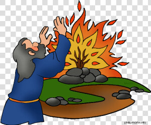 Burning Bush Vbs   Moses Burning Bush Clipart  HD Png Download