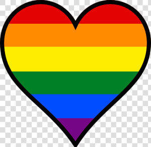 Heart Gay Pride   Pride Heart Png  Transparent Png