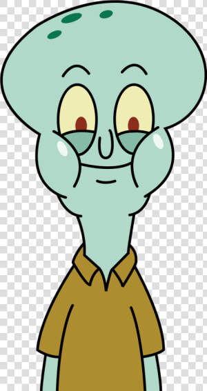 Squidward Hi How Are You Clipart   Png Download   Normal Squidward  Transparent Png