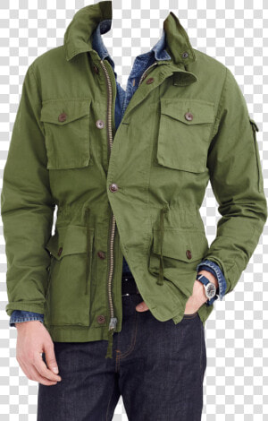 J Crew Mercantile Field Jacket  HD Png Download