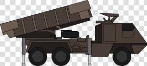 Angle military Vehicle weapon   Missile Launcher Truck Png  Transparent Png