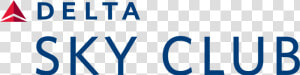 Delta Skyclub Png Logo   Delta Sky Lounge Logo  Transparent Png