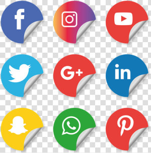 Social Media Icons Setfacebook  Instagram  Whatsapp    Transparent Background Social Media Logos  HD Png Download