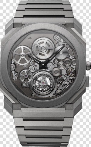 Transparent Ultra Ball Png   Bulgari Octo Finissimo Tourbillon Automatic  Png Download