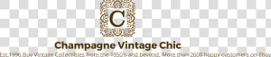 Champagne Vintage Chic   Circle  HD Png Download