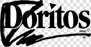 Doritos Logo Png   Black And White Doritos  Transparent Png