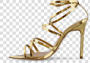 Marcy Gold Shine Side   High Heels  HD Png Download