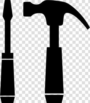 Transparent Hammer Clip Art   Hammer And Screwdriver Icon  HD Png Download