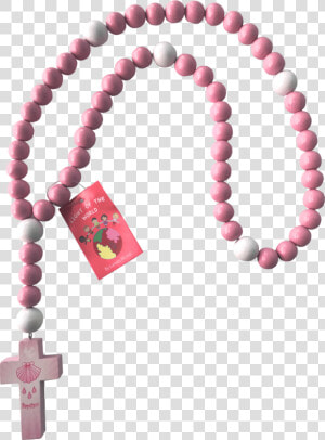 Bead   Pink Rosary Png  Transparent Png