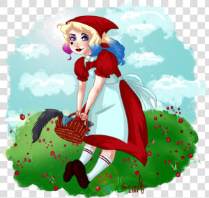 Transparent Harley Quinn New 52 Png   Harley Quinn Red Riding Hood  Png Download