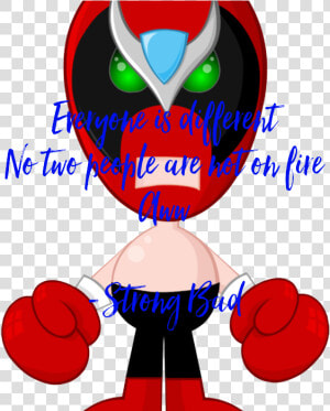 Everyone Is Different No Two People Are Not On Fire   Homestar Runner Strong Bad  HD Png Download