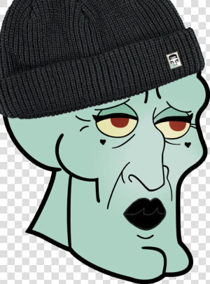 Transparent Handsome Clipart   Handsome Squidward Png  Png Download