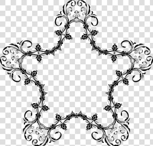 Symmetry monochrome Photography plant   Vintage Borders  HD Png Download