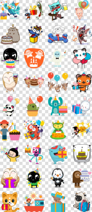 Happy Birthday Facebook Sticker   Happy Stickers For Facebook  HD Png Download