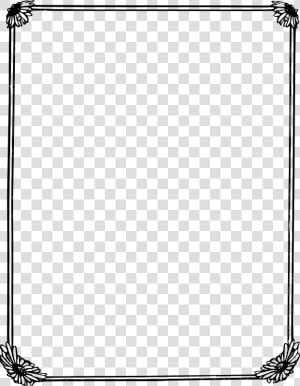 Daisy Frame   Simple Frame Png  Transparent Png