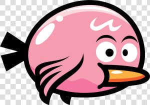 Pink art fictional Character   Flappy Bird Game Png  Transparent Png