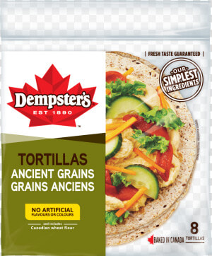 Dempster S® Ancient Grains 7   Dempsters Whole Wheat Tortilla  HD Png Download