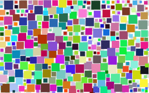 Prismatic Abstract Squares   Visual Arts  HD Png Download