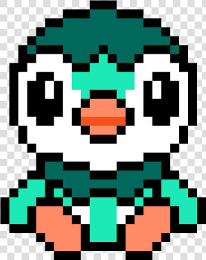 Pokemon Pixel Art Piplup  HD Png Download