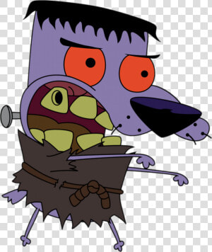 Courage The Cowardly Dog Frankenstein   Png Download   Courage The Cowardly Dog Frankenstein  Transparent Png