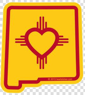 New Mexico Png   New Mexico Flag Heart  Transparent Png