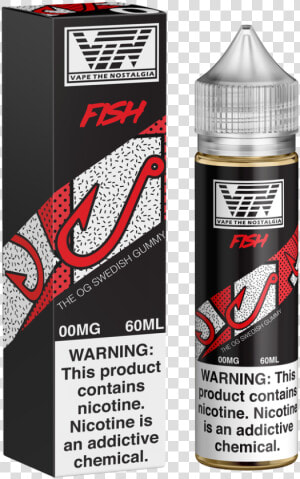 Fish E liquid   Chubby Razz Vape Juice  HD Png Download