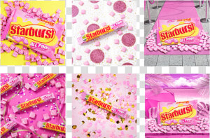 All Pink Starburst  HD Png Download