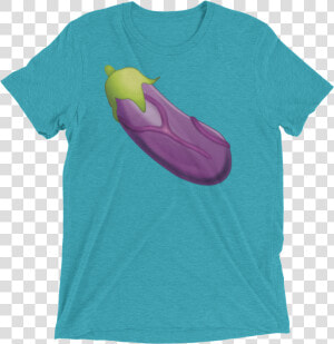 Veiny Eggplant Emoji Triblend T Shirt Swish Embassy  HD Png Download