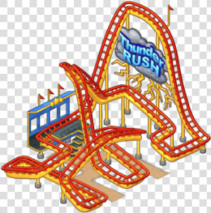 Rollercoaster   Pixel Roller Coaster Transparent  HD Png Download