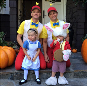 Neil Patrick Harris   Family Halloween Costumes 2019  HD Png Download