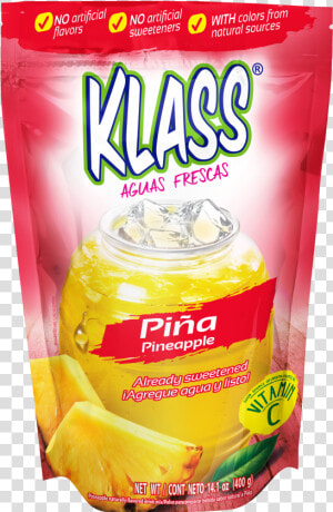 Klass Pineapple Naturally Flavored Drink Mix   Klass  HD Png Download