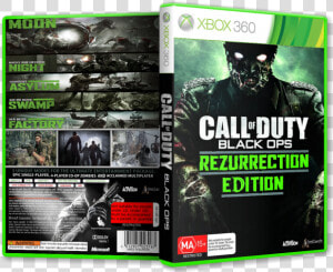 Call Of Duty Black Ops Box Art Cover   Call Of Duty Black Ops Zombies Xbox 360  HD Png Download