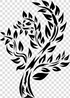 Abstract Tree Png Black And White   International Stuttering Day 2019  Transparent Png