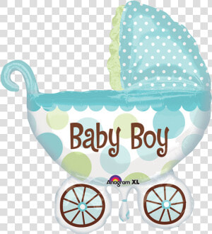 Globo Metalico 28 Baby Boy Carriola   Baby Boy Arrival  HD Png Download