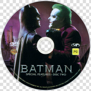 Batman Dvd Disc Image   Batman 1989 Dvd Disc  HD Png Download