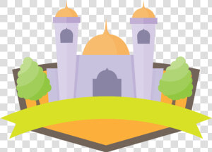 Freeuse Library Masjid Vector Pamflet   Eid Mubarak Eid Photo Booth  HD Png Download