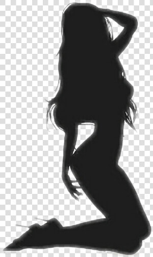   siluet  woman  sexywoman  mujer  laseñora  sexystyle   2d Female Silhouette Sexy  HD Png Download