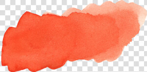 Red Watercolor Streak   Transparent Cartoons   Paint Brush Stroke Orange Png  Png Download