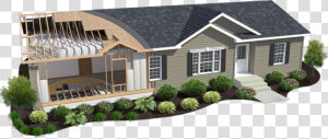 Energy Smart Home Rendering  HD Png Download