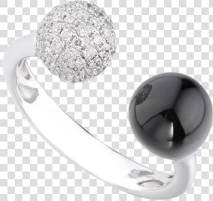 Distinctive Disco Ball Diamond Ring   Earrings  HD Png Download