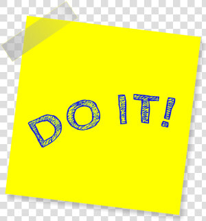 Do It  Note  Reminder  Post Note  Sticker  Sticky Paper   Good Bye  HD Png Download