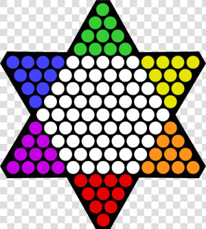 Chinese Checkers Board Size  HD Png Download