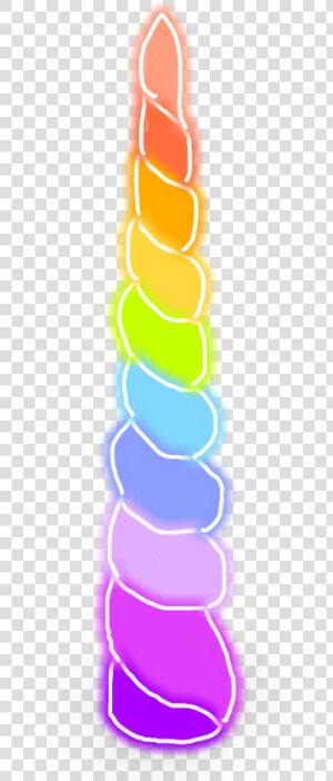  unicornhorn  unicorn  horn  rainbow  xolor  hed  had  HD Png Download