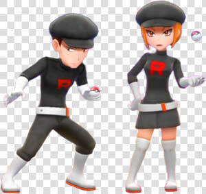 Team Rocket Grunt   Team Rocket Grunt Lets Go  HD Png Download