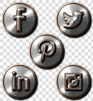 Transparent Social Media Icons Vector Png   Steel Social Media Icons  Png Download