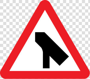 Traffic Merge Sign Uk  HD Png Download