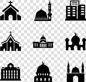 My Town Public Buildings   Icon Denah Lokasi Vector  HD Png Download